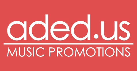 ADED.US Music Promotions logo for FaceBook 476x249px